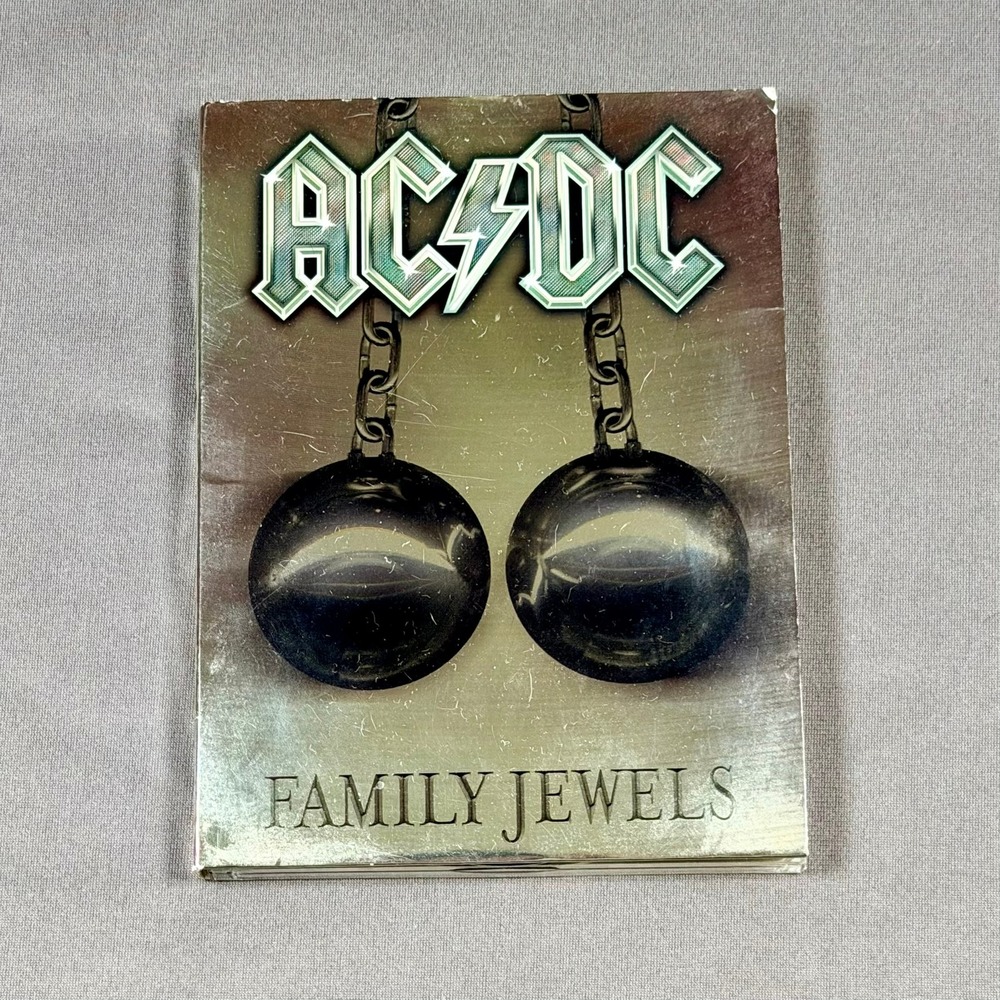 AC/DC Family Jewels DVD Set 2-Disc Silver Rock Music Video Collection Anthology